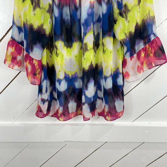 Milly For Design Nation Pink Blue Boho Tie-Dye Blo - Picture 6 of 9